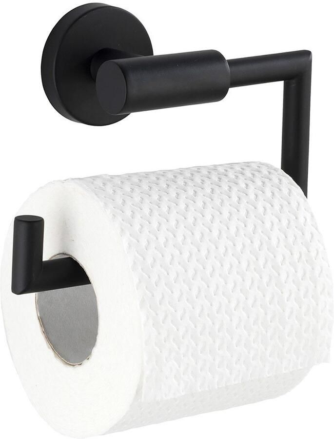 Wenko Toiletrolhouder Model Bosio incl. power-loc lijm roestvrij staal bevestiging zonder boren (set)