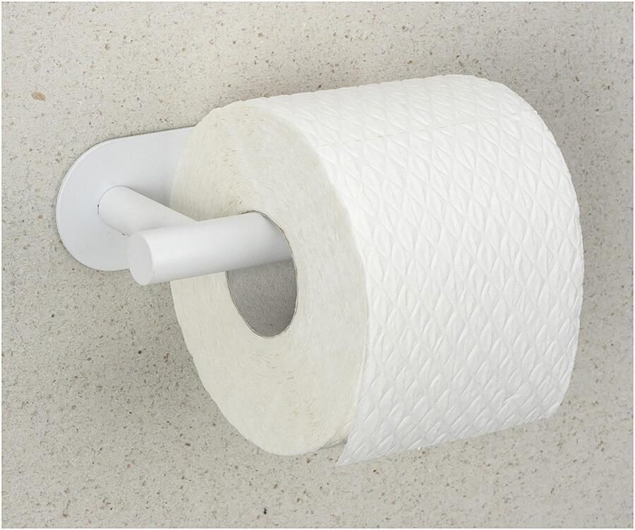 Wenko Toiletrolhouder Turbo-Loc model Orea van edelstaal bevestigen zonder boren - Foto 3