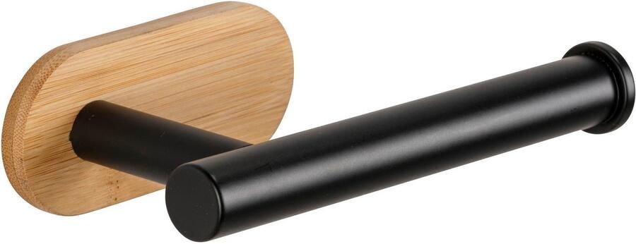 Wenko Toiletrolhouder Turbo-Loc Orea Bamboo Bevestigen zonder boren - Foto 4