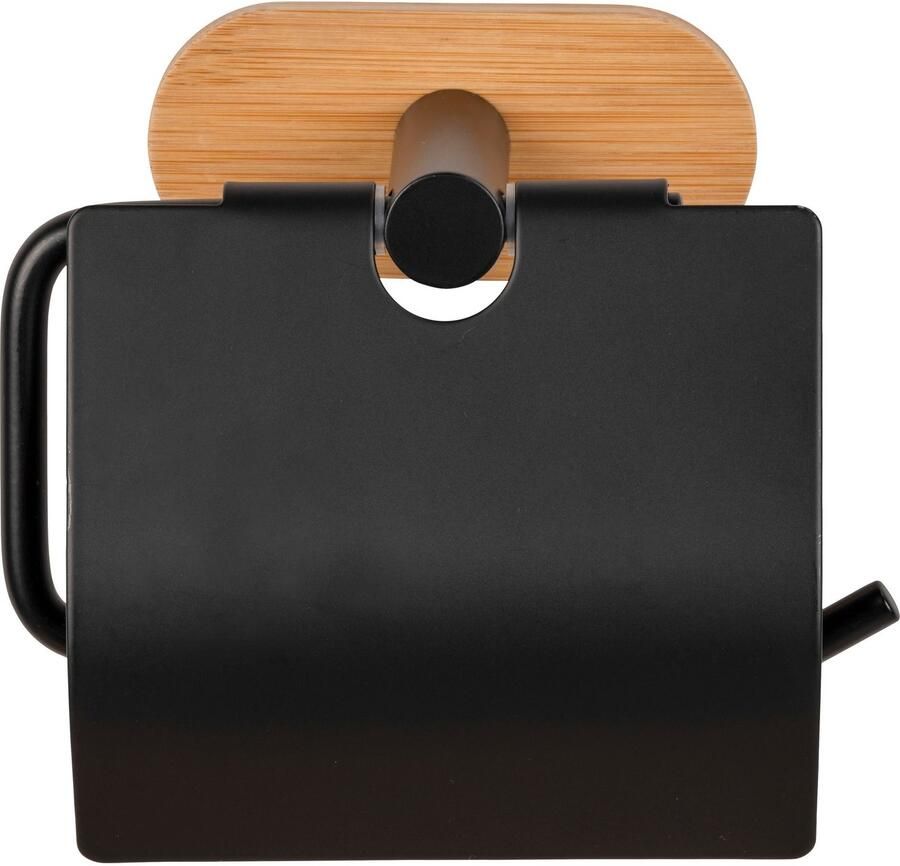 Wenko Toiletrolhouder Turbo-Loc Orea Bamboo Bevestigen zonder boren - Foto 2