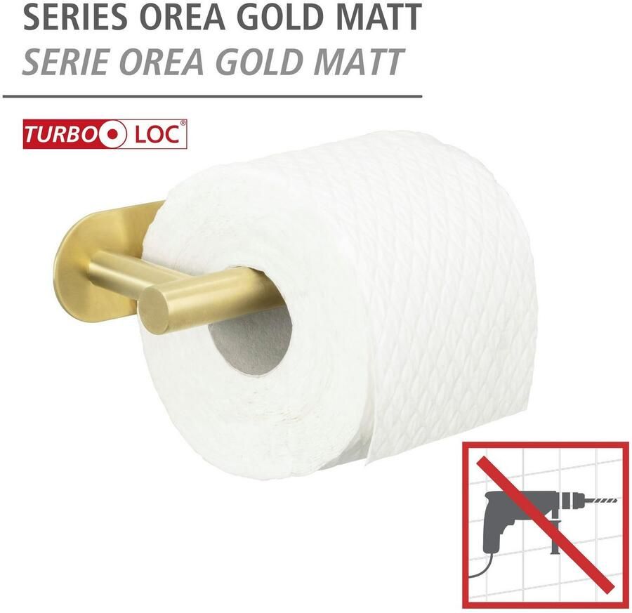 Wenko Toiletrolhouder Turbo-Loc Orea Bevestigen zonder boren - Foto 3