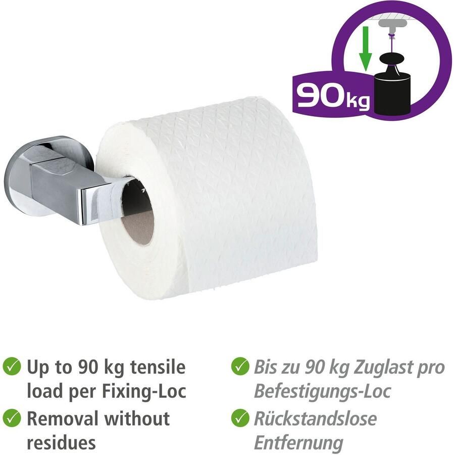 Wenko Toiletrolhouder UV-Loc Maribor Bevestigen zonder boren