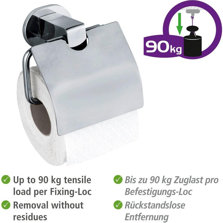 Wenko Toiletrolhouder UV-Loc Maribor Bevestigen zonder boren