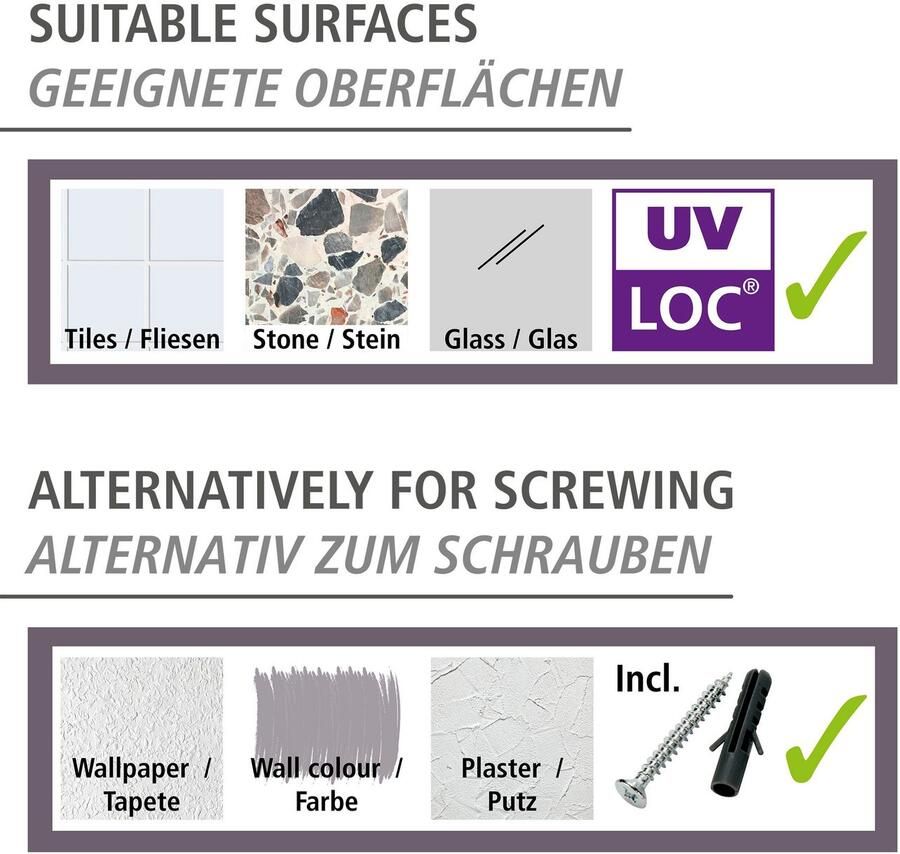 Wenko Wandhaak UV-Loc Maribor - Foto 6