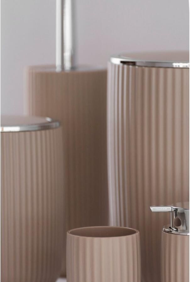 Wenko Toiletset Agropoli beige met gesloten model