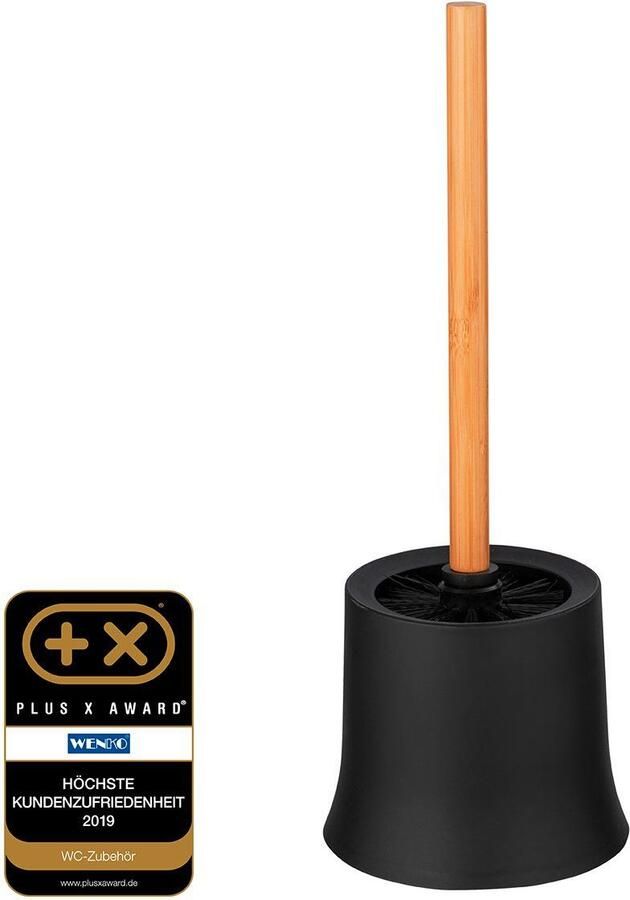 Wenko Toiletset Basic van bamboe en hoogwaardige kunststof - Foto 3