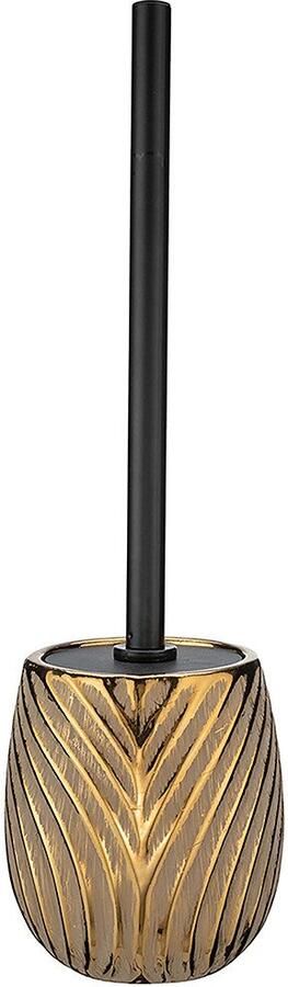 Wenko Toiletset Model Idro WC-borstelhouder van keramiek met lijnstructuur flexibel te plaatsen - Foto 3