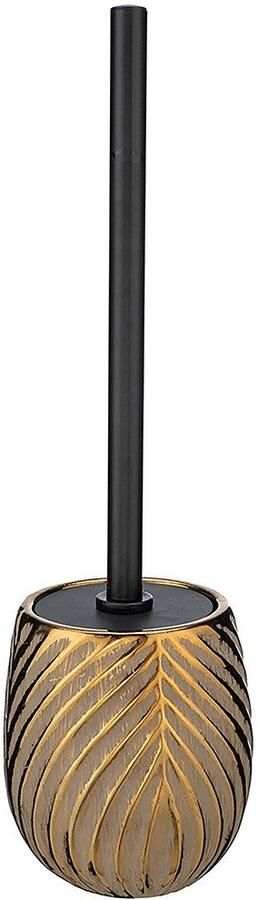 Wenko Toiletset Model Idro WC-borstelhouder van keramiek met lijnstructuur flexibel te plaatsen - Foto 2