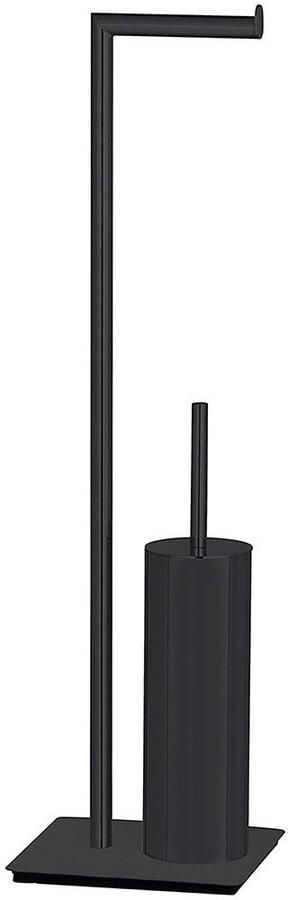 Wenko Toiletset Model Recco Standset staal met toiletpapierrolhouder en toiletborstel - Foto 7