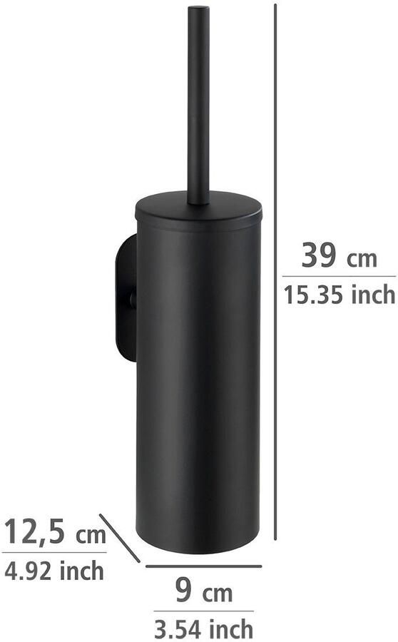 Wenko Toiletset Orea van roestvrij edelstaal (1 stuk)