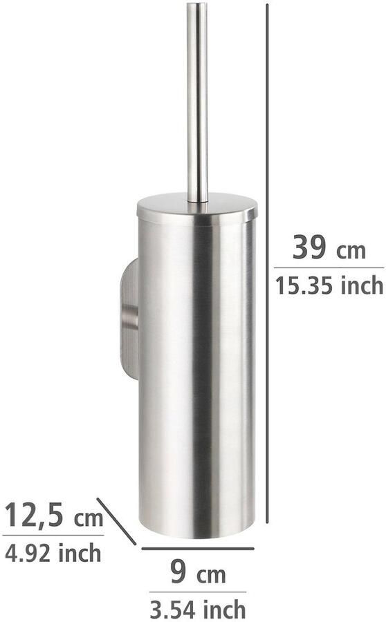 Wenko Toiletset Orea van roestvrij edelstaal (1 stuk)