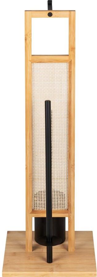 Wenko Toiletset Rivalta Allegre van rotan en bamboe - Foto 11