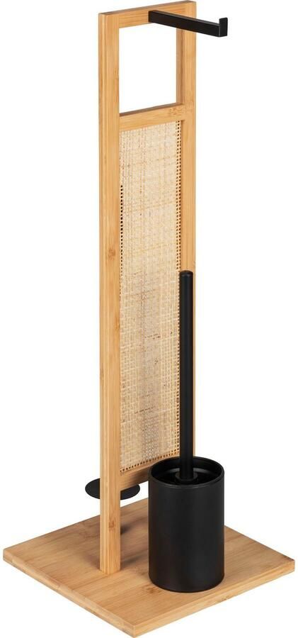 Wenko Toiletset Rivalta Allegre van rotan en bamboe - Foto 6