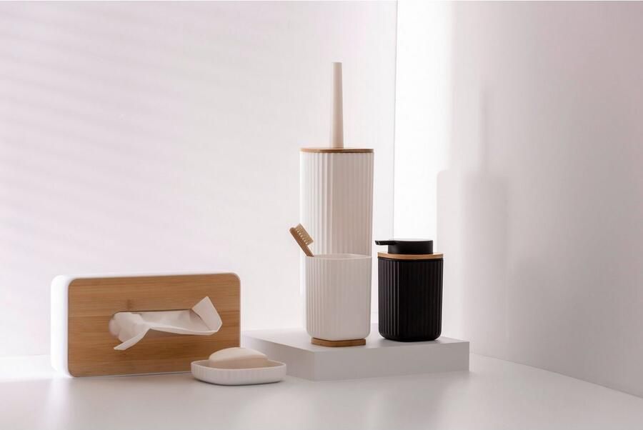 Wenko Toiletset Rotello wit met gesloten model - Foto 6
