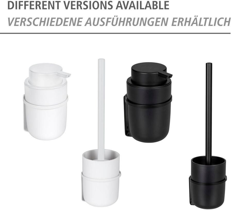 Wenko Toiletset Turbo-Loc Carpino zwart bevestigen zonder boren - Foto 4