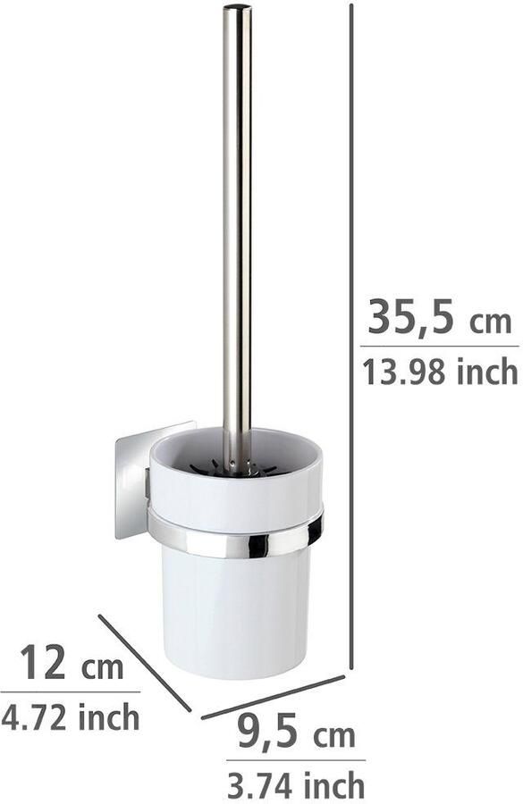 Wenko Toiletset Turbo-Loc Quadro (1 stuk) - Foto 3