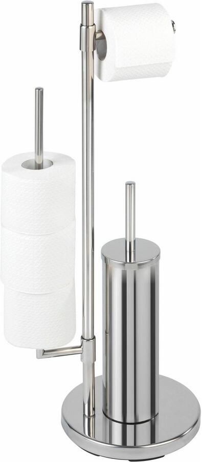 Wenko Toiletset Universalo geïntegreerde toiletrolhouder en toiletborstelhouder - Foto 5