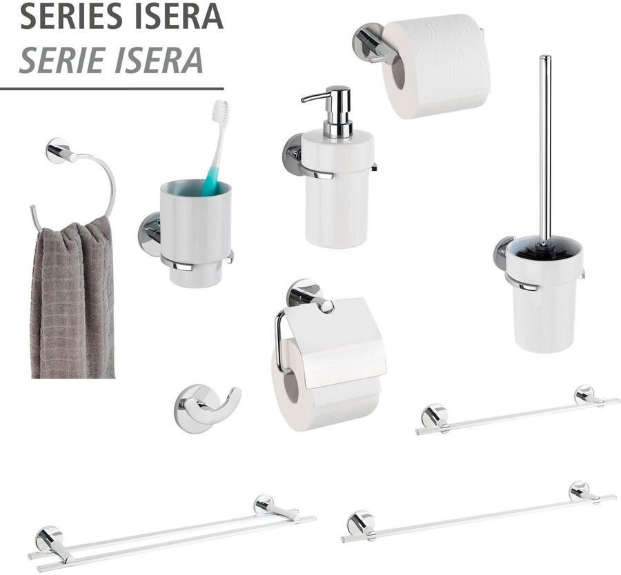 Wenko Toiletrolhouder UV-Loc Isera Bevestigen zonder boren - Foto 8