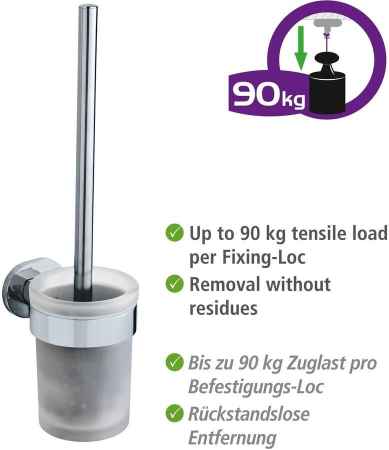 Wenko Toiletset UV-Loc Maribor bevestigen zonder boren borstelkop verwisselbaar - Foto 7