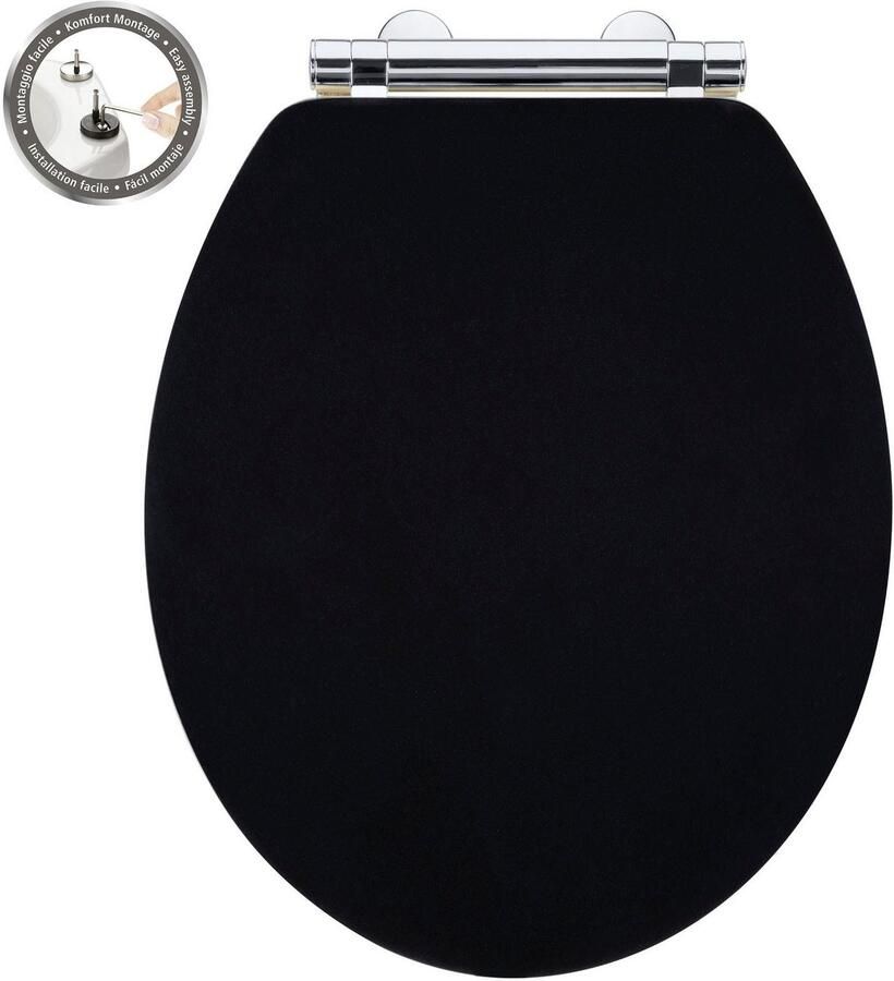 Wenko Toiletzitting Bambusa van mdf en bamboe met afdaalautomatiek - Foto 4