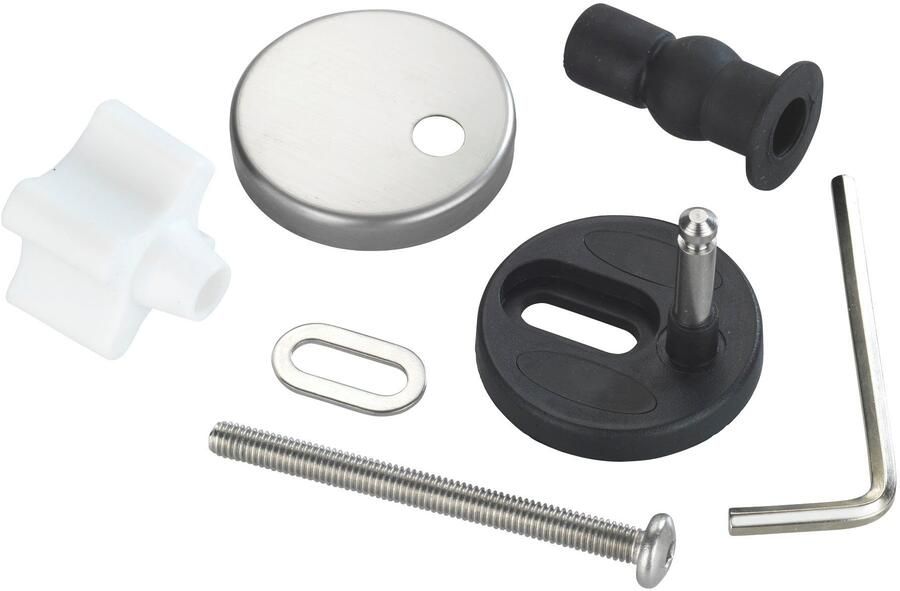 Wenko Toiletzitting-bevestiging Reserveset voor easy-close wc-brillen