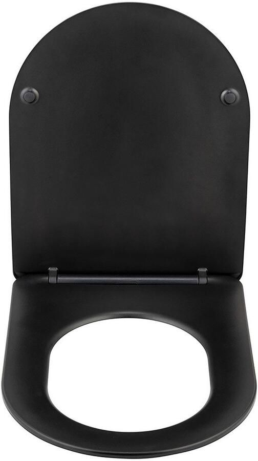 Wenko Toiletzitting Model Galati van duroplast ultraflauw d-vorm met afdaalautomatiek - Foto 9