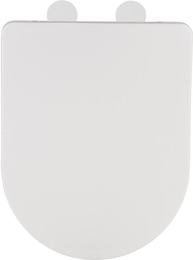 Wenko Toiletzitting Model Galati van duroplast ultraflauw d-vorm met afdaalautomatiek - Foto 6