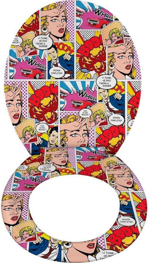 Home24 Premium wc bril Pop Art WENKO - Foto 4