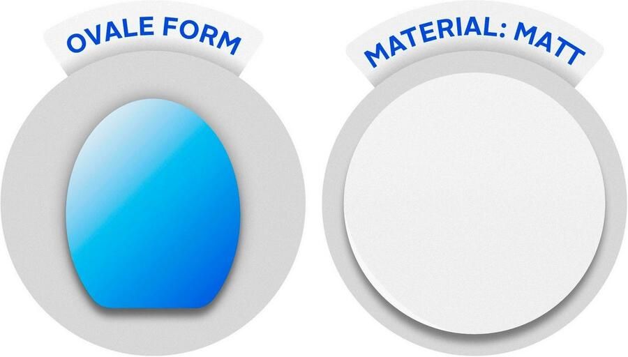 Wenko Toiletzitting Prima mat van mdf vochtbestendig roestvrijstalen bevestiging - Foto 3