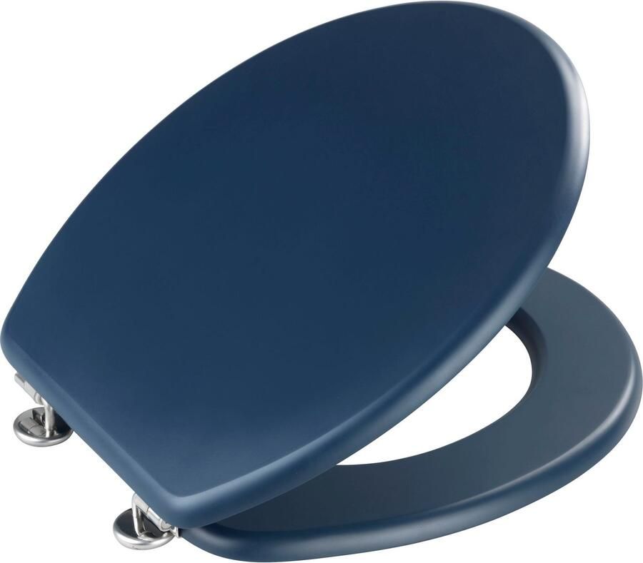 Wenko Toiletzitting Prima mat van mdf vochtbestendig roestvrijstalen bevestiging - Foto 2