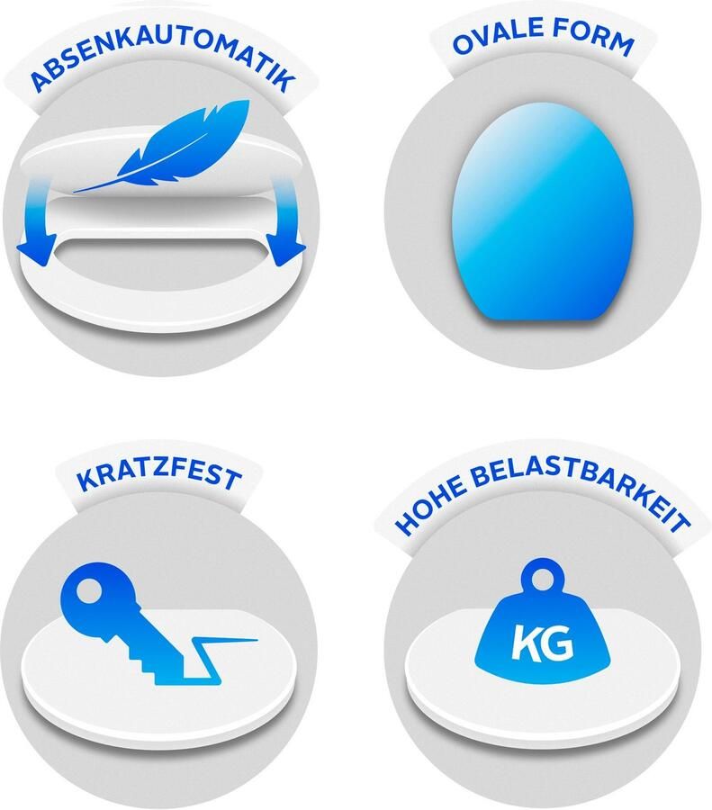 Wenko Toiletzitting Secura Comfort met zitverhoging en softclosemechanisme - Foto 4