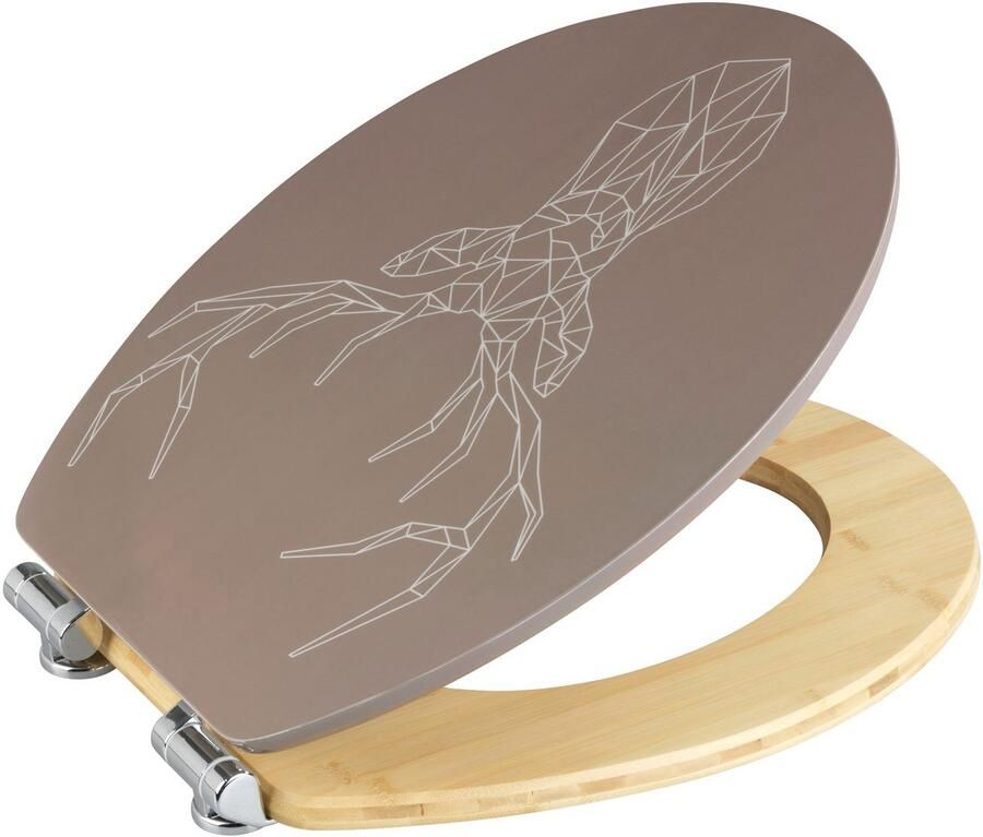 Wenko Toiletzitting STAG MDF bamboe met soft-closemechanisme (1 stuk) - Foto 2