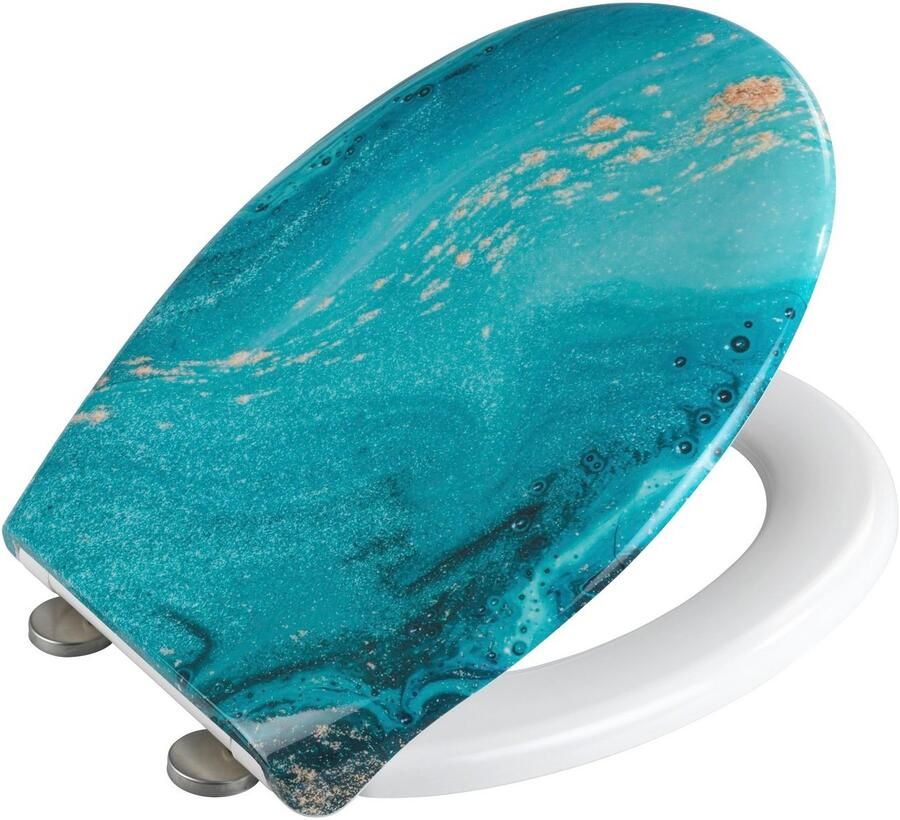 Wenko Toiletzitting Stream Duroplast met soft-closemechanisme (1 stuk)