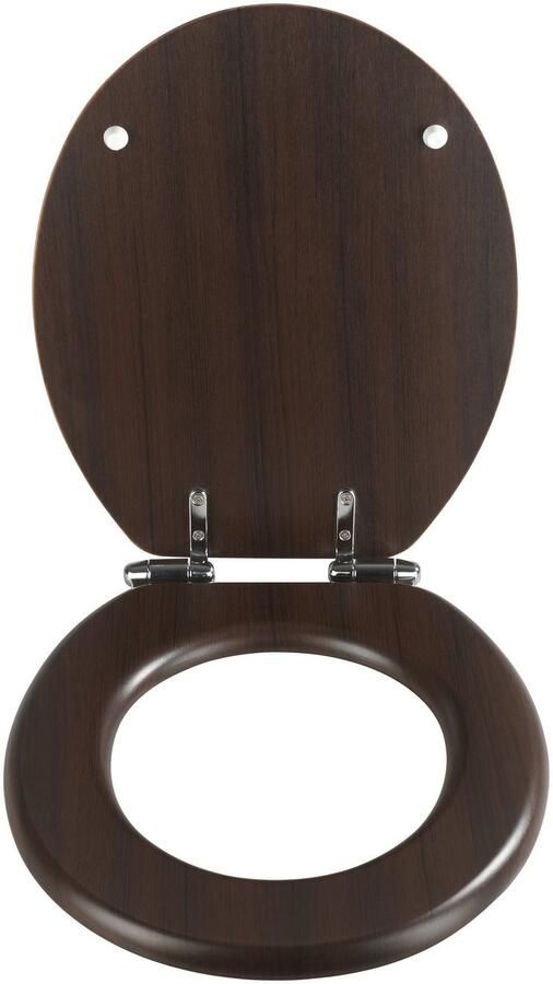 Wenko Toiletzitting Wengé Met soft-closemechanisme - Foto 5