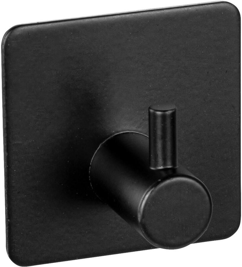 Wenko Wandhaak Model Ureo Keukenhaken voor handdoeken en vaatdoeken om te plakken roestvrij staal (set 4 stuks) - Foto 3