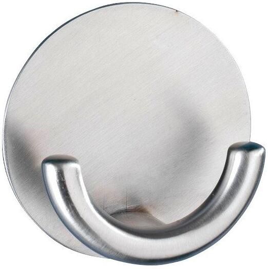 Wenko Wandhaak Rondo Edelstaal zelfklevend roestvrij (set 4 stuks) - Foto 2