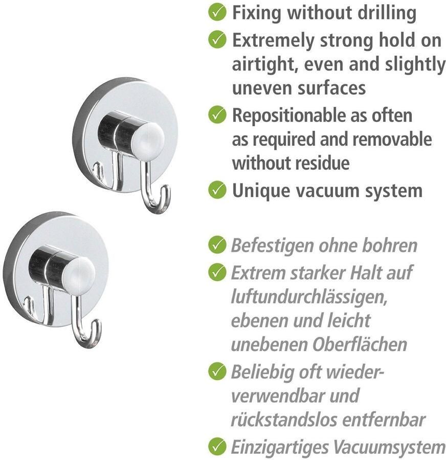 Wenko Wandhaak Vacuüm-Loc zonder boren - Foto 2