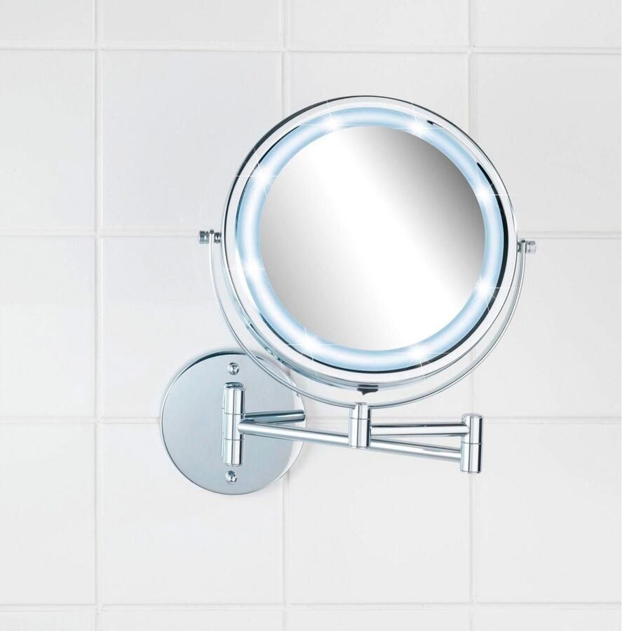 Wenko Wandspiegel Lumi vijfvoudige vergroting - Foto 2