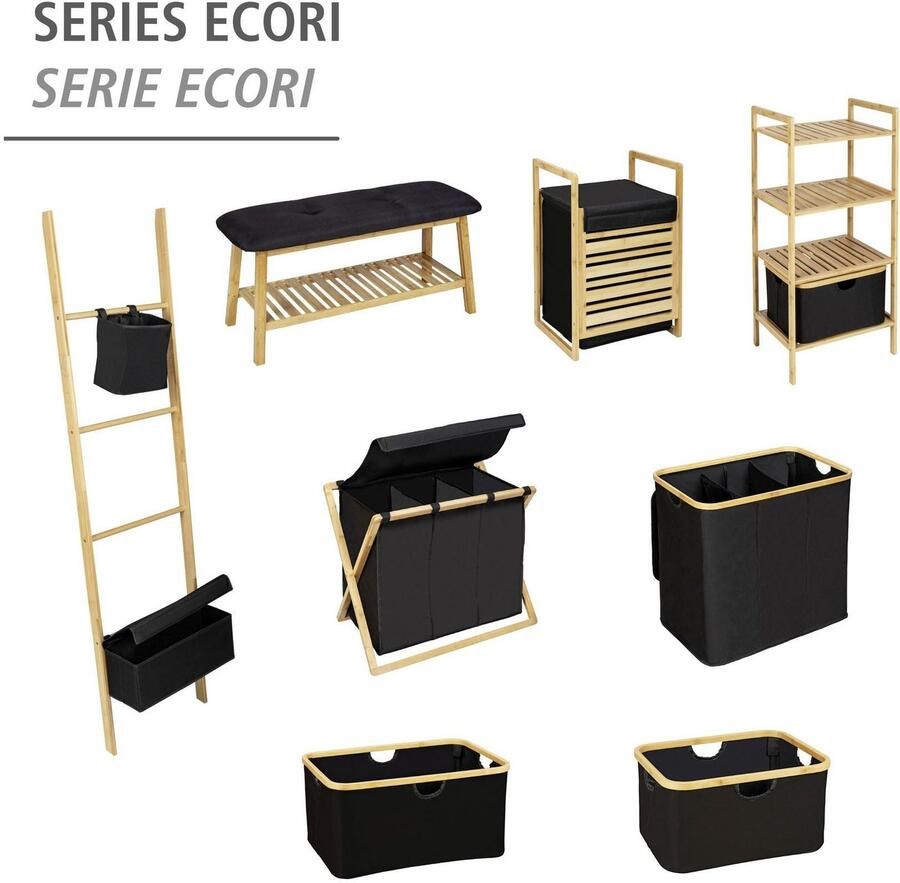 Wenko Schoenenbank Ecori met zitkussen - Foto 3