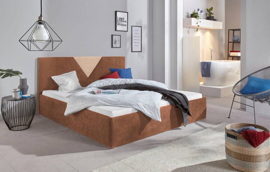 Westfalia Polsterbetten Gestoffeerd bed Malibu met bedkist bij uitvoering met matras - Foto 1