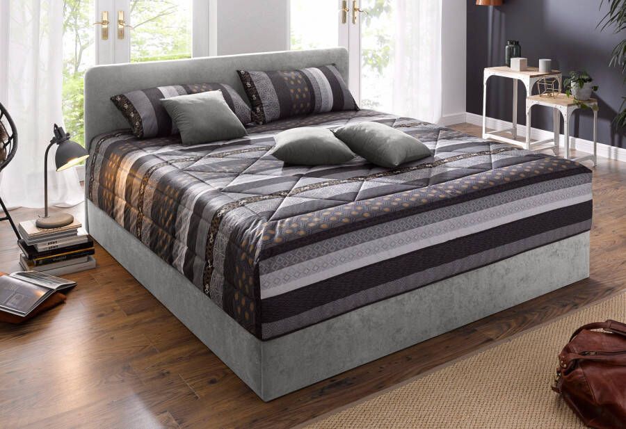 Westfalia Polsterbetten Gestoffeerd bed "Davos" OTTO's keuze! Topseller met bedkist bij uitvoering met matras