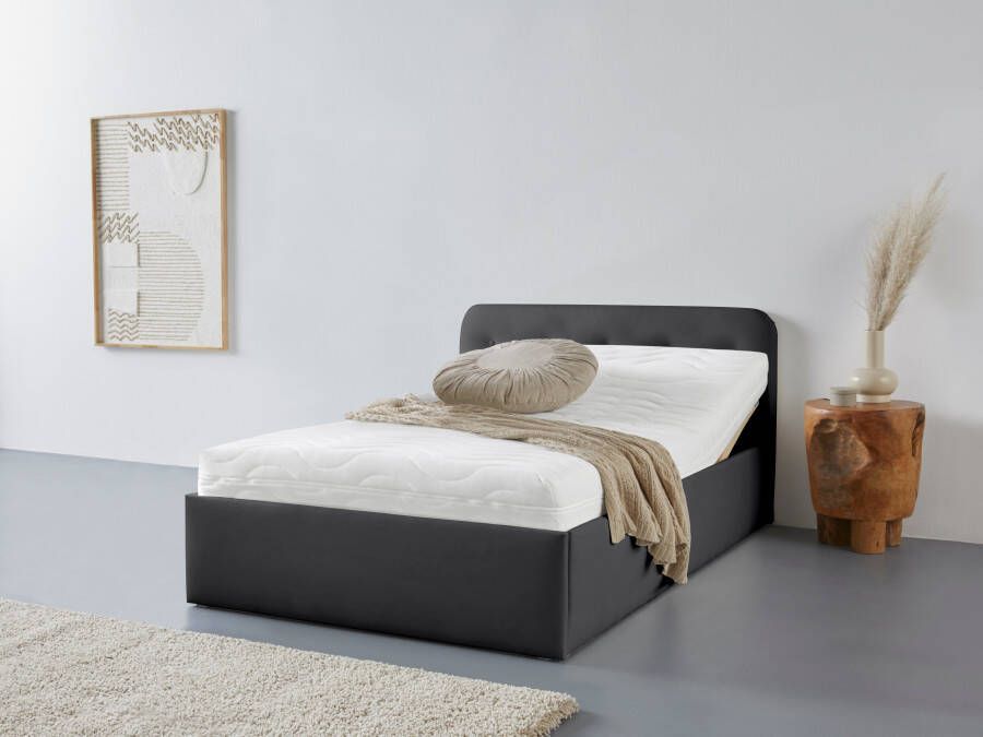 Westfalia Polsterbetten Gestoffeerd bed Rostock ook verkrijgbaar met extra opbergruimte en verstelbare hoofdsteunen - Foto 10