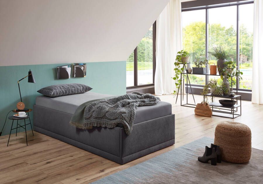 Westfalia Polsterbetten Gestoffeerd bed Texel Standaardhoogte met sierkussen bedkist bij uitvoering met matras - Foto 4