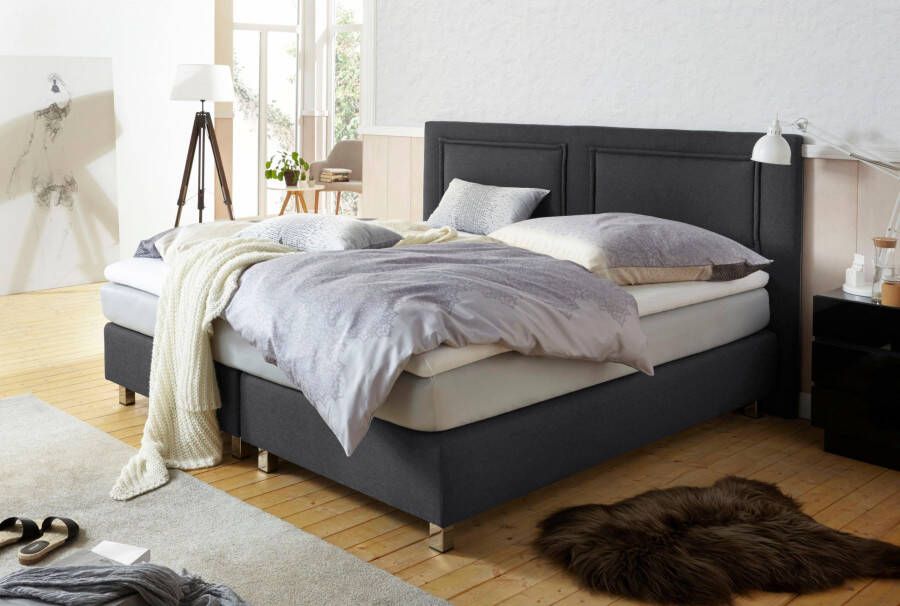 Westfalia Polsterbetten Boxspring incl. topmatras van koudschuim en sierkussen