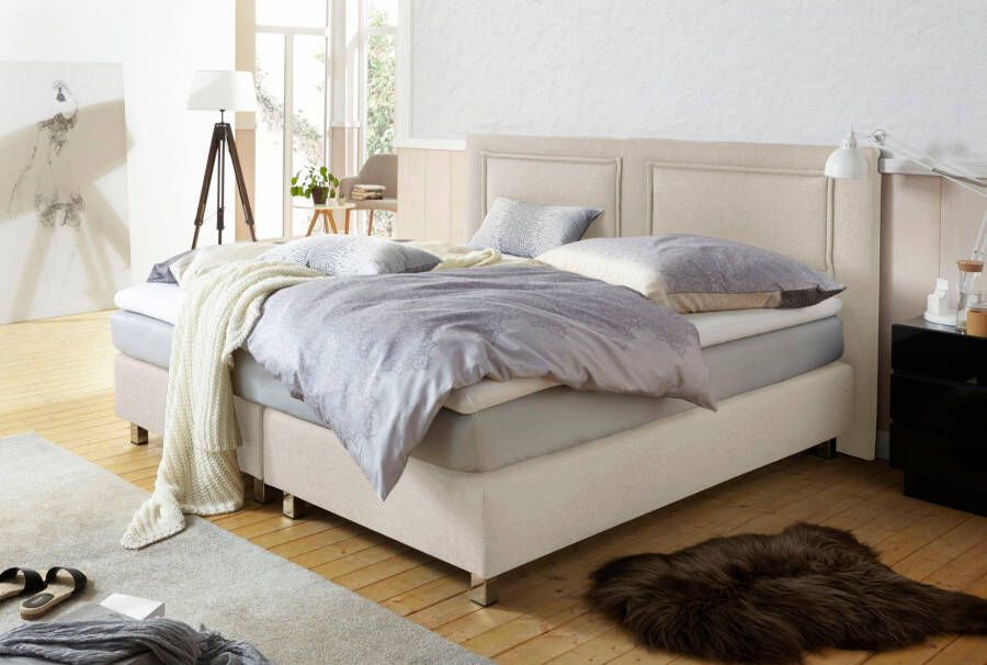 Westfalia Polsterbetten Boxspring incl. topmatras van koudschuim en sierkussen