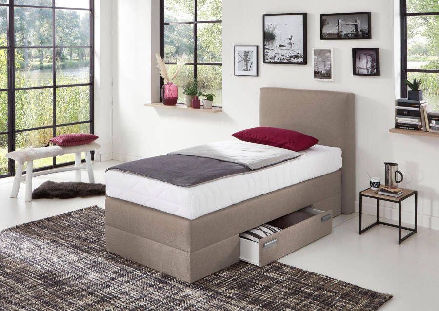 Westfalia Polsterbetten Boxspring met lades en sierkussens - Foto 3