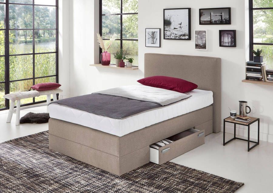 Westfalia Polsterbetten Boxspring met lades en sierkussens - Foto 3