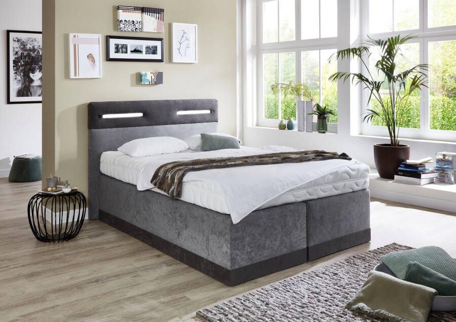 Westfalia Polsterbetten Boxspring met ledverlichting - Foto 6