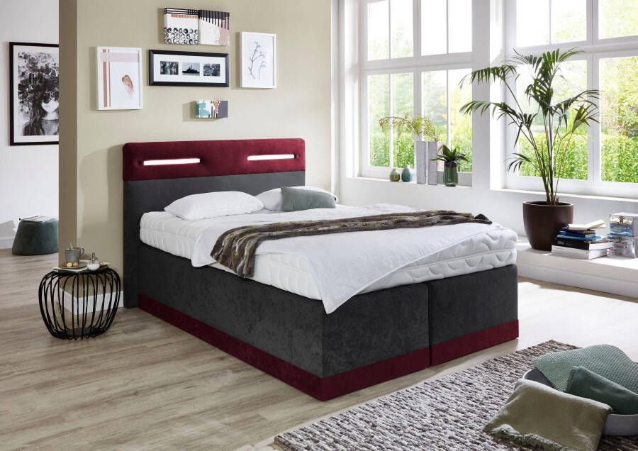 Westfalia Polsterbetten Boxspring met ledverlichting - Foto 1