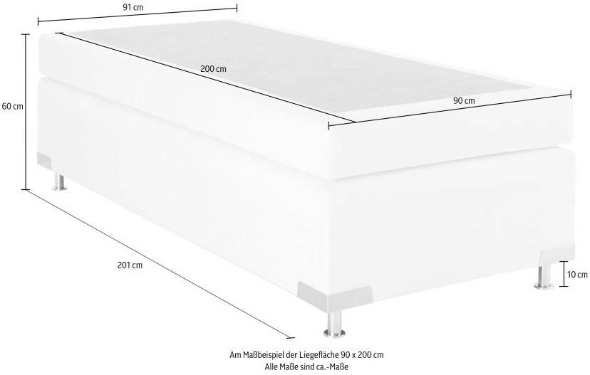 Westfalia Polsterbetten Boxspring Nederland zonder hoofdsteun vrij plaatsbaar - Foto 4